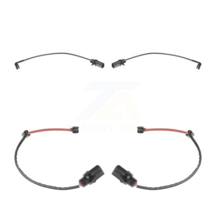 Front Rear Brake Pads Wear Sensor (4 Pack) For 2012 Audi A6 KSE-100399