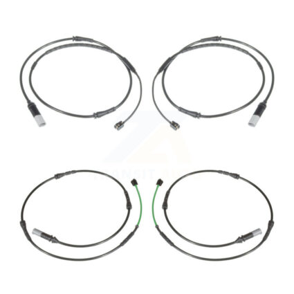 Front Rear Brake Pads Wear Sensor (4 Pack) For BMW 535i GT xDrive 550i KSE-100437