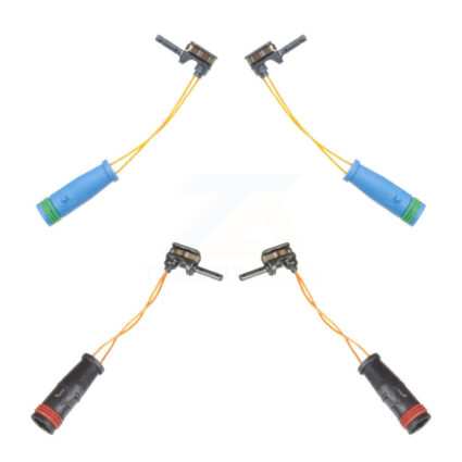 Front Rear Brake Pads Wear Sensor (4 Pack) For Mercedes-Benz C250 E400 KSE-100438