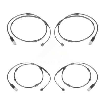 Front Rear Brake Pads Wear Sensor (4 Pack) For 2012 BMW 750i GAS engine KSE-100445