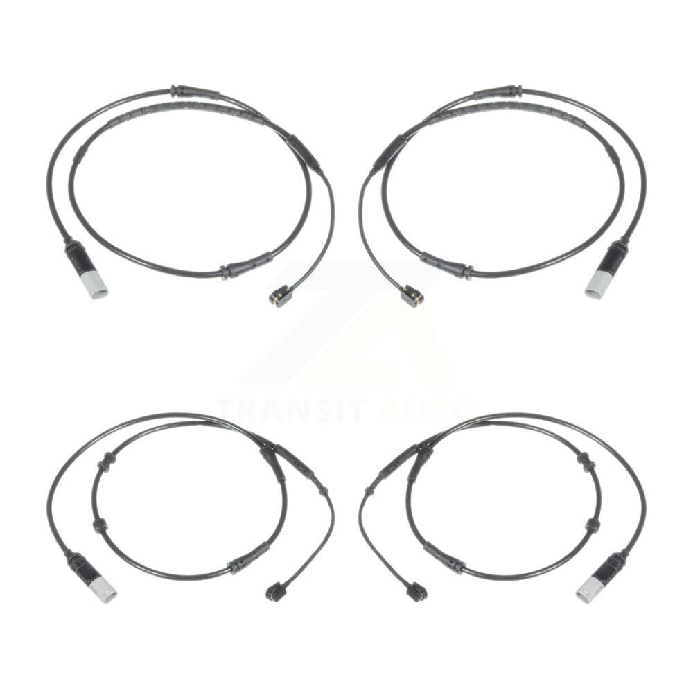 Front Rear Brake Pads Wear Sensor (4 Pack) For 2012 BMW 750i GAS engine KSE-100445