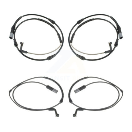 Front Rear Brake Pads Wear Sensor (4 Pack) For 2010 BMW X6 M with 4.4L KSE-100452