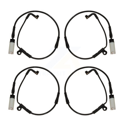 Front Rear Brake Pads Wear Sensor (4 Pack) For 2006-2010 BMW 650Ci 4.8L KSE-100457