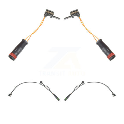 Front Rear Brake Pads Wear Sensor (4 Pack) For Mercedes-Benz S63 AMG with Ceramic KSE-100472