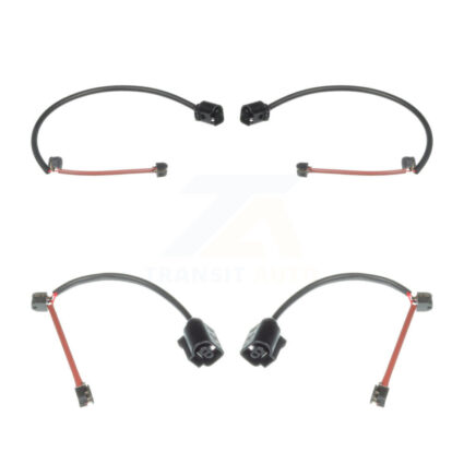 Front Rear Brake Pads Wear Sensor (4 Pack) For Audi Q7 Porsche Cayenne KSE-100486