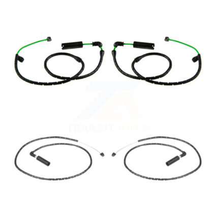 Front Rear Brake Pads Wear Sensor (4 Pack) For BMW X3 3.0L KSE-100507