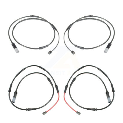 Front Rear Brake Pads Wear Sensor (4 Pack) For BMW 528i 535d KSE-100510