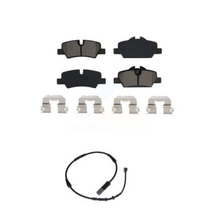 Rear Semi-Metallic Disc Brake Pads And Wear Sensors Kit For Mini Cooper KSW-100489