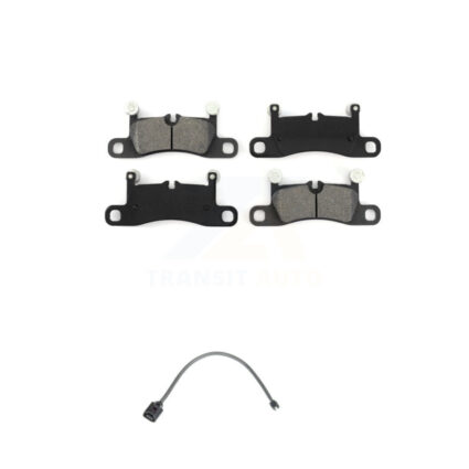 Rear Semi-Metallic Disc Brake Pads And Wear Sensors Kit For Porsche Cayenne with Harness KSW-100525