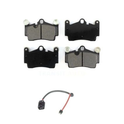 Rear Semi-Metallic Disc Brake Pads And Wear Sensors Kit For Porsche Cayenne KSW-100565