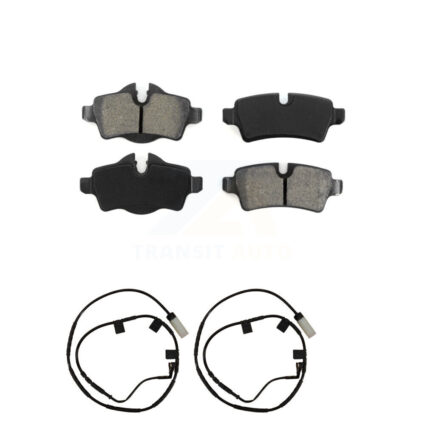 Rear Semi-Metallic Disc Brake Pads And Wear Sensors Kit For Mini Cooper KSW-100585