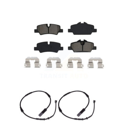 Rear Semi-Metallic Disc Brake Pads And Wear Sensors Kit For Mini Cooper KSW-100591
