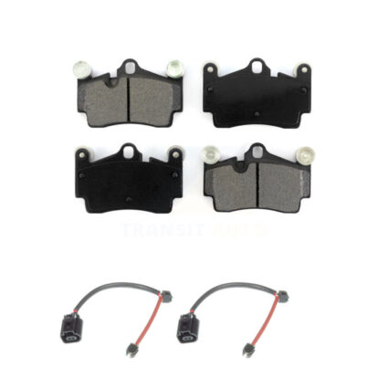 Rear Semi-Metallic Disc Brake Pads And Wear Sensors Kit For Porsche Cayenne KSW-100647