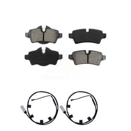 Rear Semi-Metallic Disc Brake Pads And Wear Sensors Kit For Mini Cooper KSW-100705