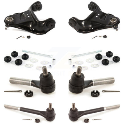 Front Control Arm And Ball Joint Tie Rod End Link Kit (8Pc) For Chevrolet GMC S10 Blazer KTR-100332