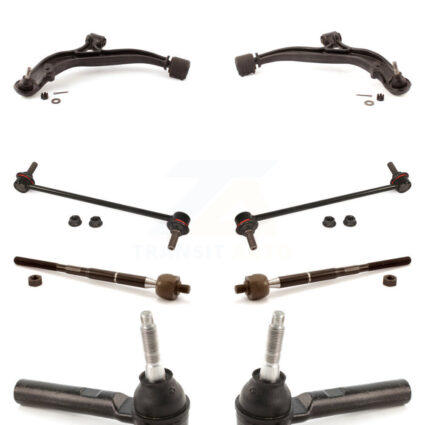 Front Arm & Ball Joint Tie Rod End Link Kit (8Pc) For Dodge Grand Caravan Chrysler Town KTR-100363
