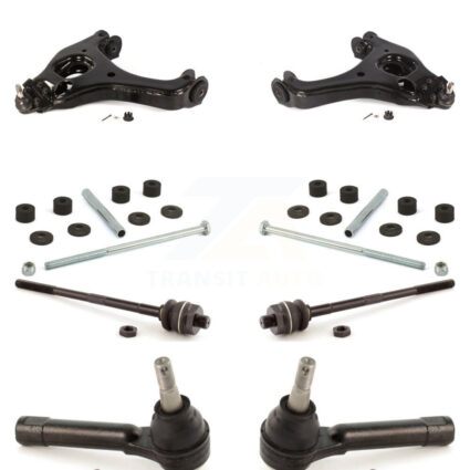 Front Control Arm Ball Joint Tie Rod End Link Kit (8Pc) For Chevrolet GMC Silverado 1500 KTR-100364