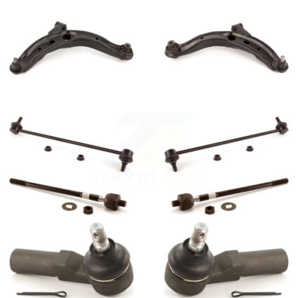 Front Control Arm Ball Joint Assembly Tie Rod End Link Kit (8Pc) For 2002-2006 Mazda MPV KTR-100385