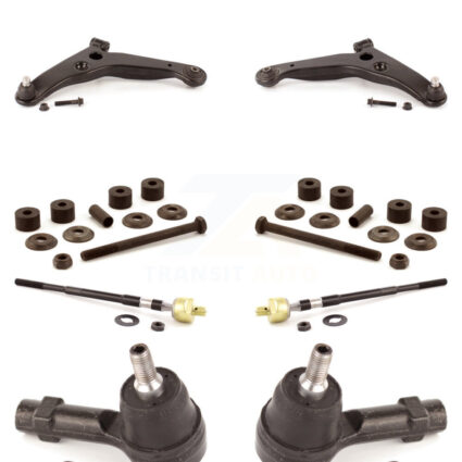 Front Suspension Control Arm Ball Joint Tie Rod End Link Kit (8Pc) For Mitsubishi Lancer KTR-100394