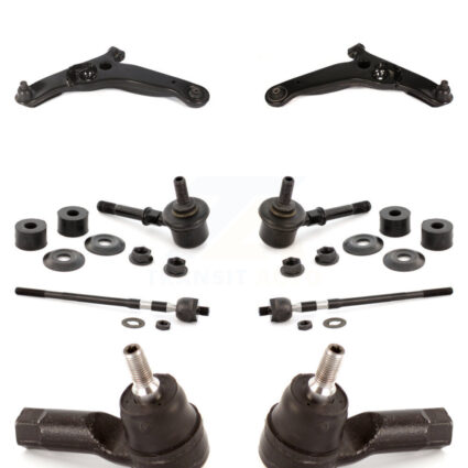 Front Arm And Ball Joint Tie Rod End Link Kit (8Pc) For 2003-2006 Mitsubishi Outlander KTR-100400