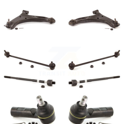 Front Control Arm Ball Joint Tie Rod End Link Kit (8Pc) For 2006-2013 Suzuki Grand Vitara KTR-100405