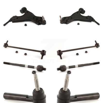 Front Control Arm And Ball Joint Tie Rod End Link Kit (8Pc) For GMC Acadia Buick Enclave KTR-100414