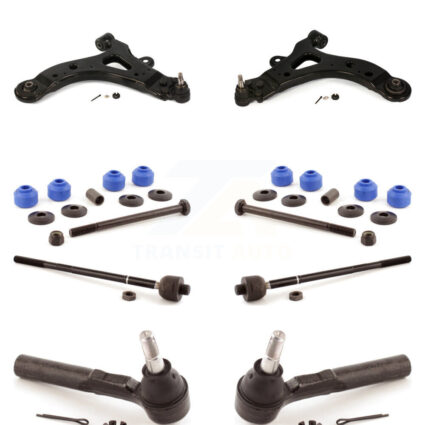 Front Control Arm & Ball Joint Tie Rod End Link Kit (8Pc) For Pontiac Montana Buick Aztek KTR-100416