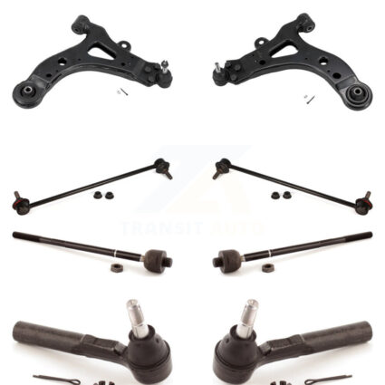 Front Control Arm And Ball Joint Tie Rod End Link Kit (8Pc) For Pontiac Montana Chevrolet KTR-100421