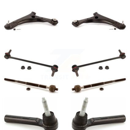 Front Arm & Ball Joint Tie Rod End Link Kit (8Pc) For Dodge Grand Caravan Chrysler Town KTR-100423