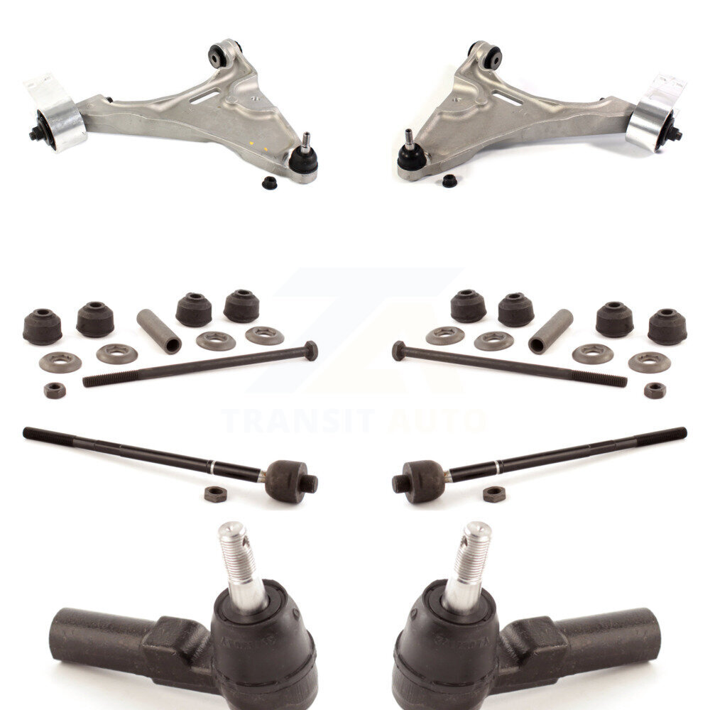 Front Control Arm & Ball Joint Tie Rod End Link Kit (8Pc) For Buick Lucerne Cadillac DTS KTR-100430