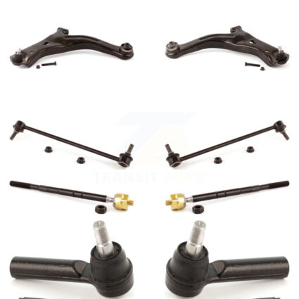 Front Control Arm And Ball Joint Tie Rod End Link Kit (8Pc) For Ford Escape Mazda Tribute KTR-100432