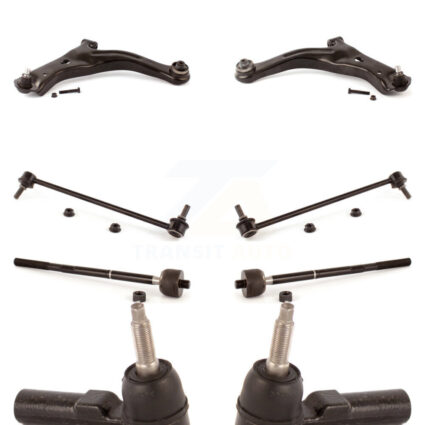 Front Control Arm And Ball Joint Tie Rod End Link Kit (8Pc) For Ford Escape Mazda Tribute KTR-100433