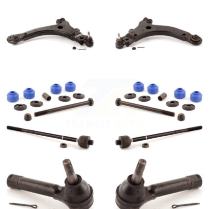 Front Control Arm And Ball Joint Tie Rod End Link Kit (8Pc) For Pontiac Montana Chevrolet KTR-100446