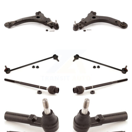 Front Control Arm And Ball Joint Tie Rod End Link Kit (8Pc) For Pontiac Grand Prix Buick KTR-100452