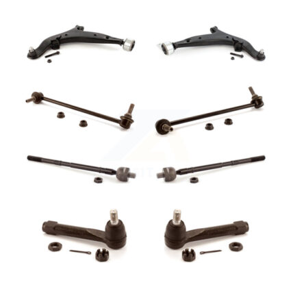 Front Control Arm And Ball Joint Tie Rod End Link Kit (8Pc) For 2004-2009 Nissan Quest KTR-100464