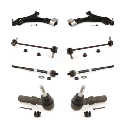 Front Control Arm Ball Joint Assembly Tie Rod End Link Kit (8Pc) For 2008-2010 Saturn Vue KTR-100467