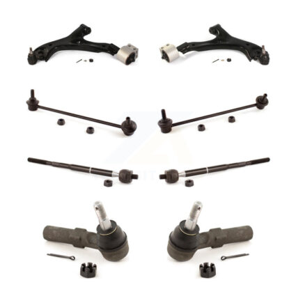 Front Control Arm And Ball Joint Tie Rod End Link Kit (8Pc) For Chevrolet Equinox Pontiac KTR-100470
