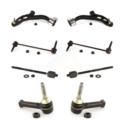 Front Control Arm And Ball Joint Tie Rod End Link Kit (8Pc) For Ford Flex Lincoln MKS MKT KTR-100474