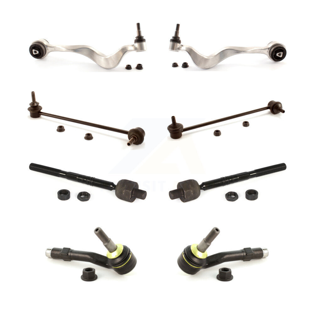 Front Control Arm & Ball Joint Tie Rod End Link Kit (8Pc) For BMW 530i 525i 528i 550i M5 KTR-100481