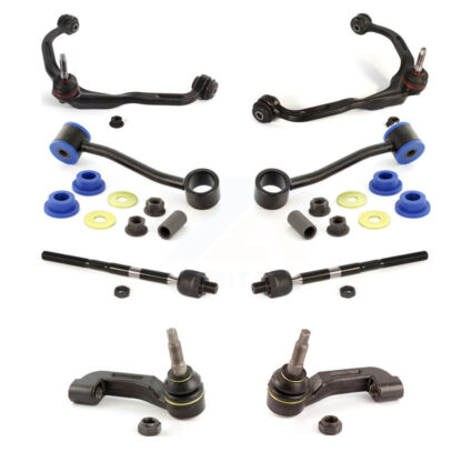 Front Control Arm And Ball Joint Tie Rod End Link Kit (8Pc) For Jeep Liberty Dodge Nitro KTR-100523
