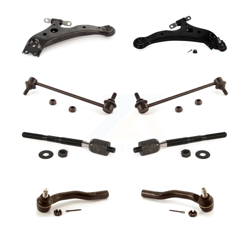 Front Control Arm And Ball Joint Tie Rod End Link Kit (8Pc) For Toyota Camry Solara Lexus KTR-100543