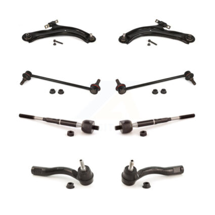 Front Control Arm And Ball Joint Tie Rod End Link Kit (8Pc) For 2007-2012 Nissan Sentra KTR-100546