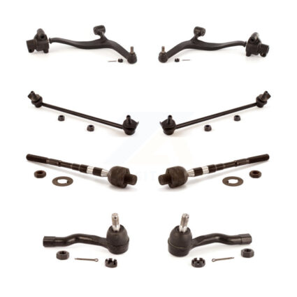 Front Control Arm Ball Joint Tie Rod End Link Kit (8Pc) For 2003-2008 INFINITI FX35 FX45 KTR-100548