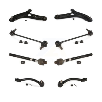 Front Control Arm & Ball Joint Tie Rod End Link Kit (8Pc) For Hyundai Elantra GT Veloster KTR-100571