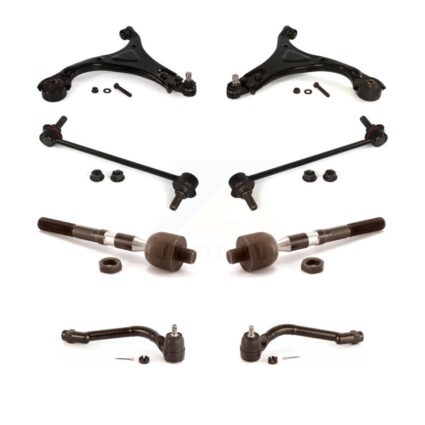 Front Control Arm And Ball Joint Tie Rod End Link Kit (8Pc) For Hyundai Sonata GAS engine KTR-100572