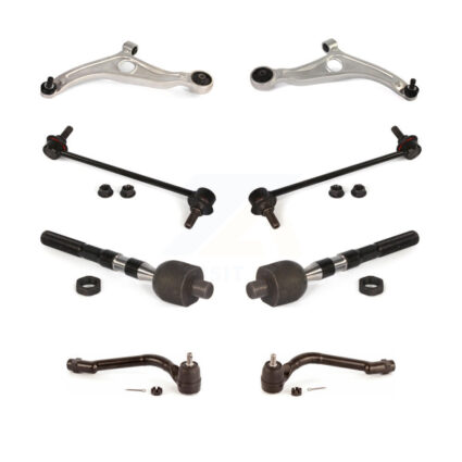 Front Control Arm And Ball Joint Tie Rod End Link Kit (8Pc) For Hyundai Sonata Kia Optima KTR-100575