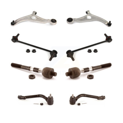 Front Control Arm And Ball Joint Tie Rod End Link Kit (8Pc) For Kia Optima Hyundai Sonata KTR-100576