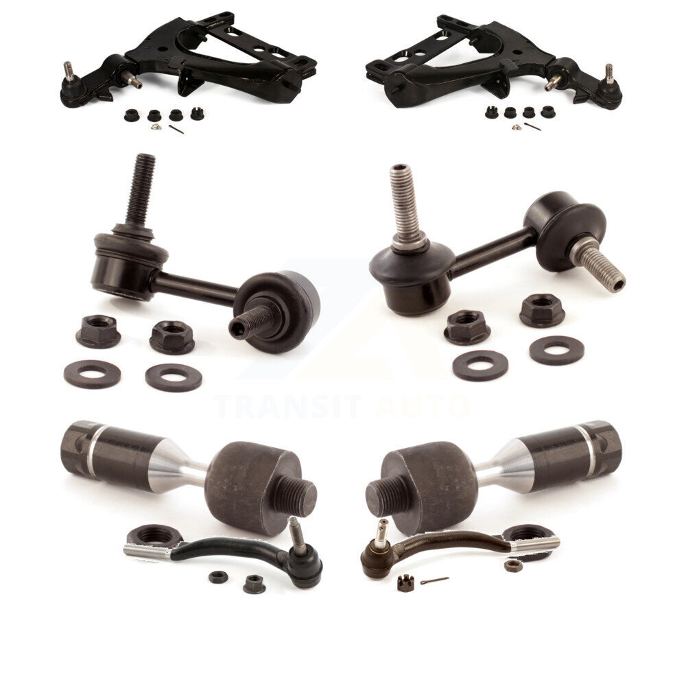 Front Control Arm & Ball Joint Tie Rod End Link Kit (8Pc) For GMC Chevrolet Envoy XL EXT KTR-100593