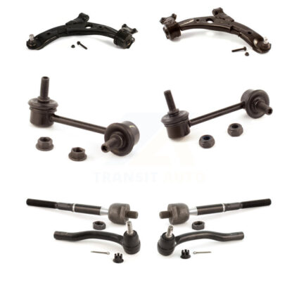 Front Control Arm Ball Joint Assembly Tie Rod End Link Kit (8Pc) For 2007-2012 Mazda CX-7 KTR-100600