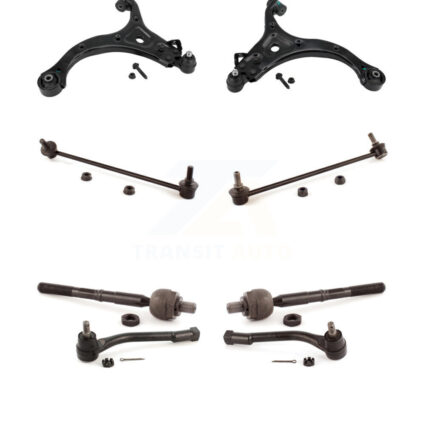Front Control Arm Ball Joint Tie Rod End Link Kit (8Pc) For Kia Sedona Hyundai Entourage KTR-100606